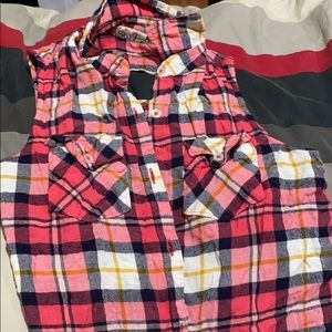 Plaid tank top